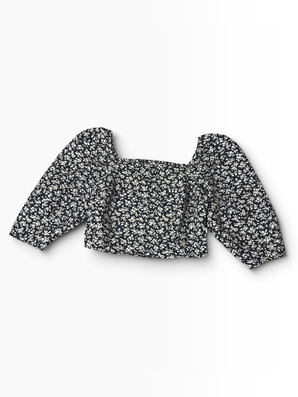 Levi’s Black & White Floral Long Sleeve Top Size M